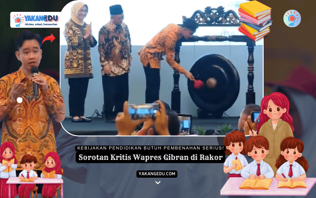 Sorotan Kritis Wapres Gibran di Rakor, Kebijakan Pendidikan Butuh Pembenahan Serius!